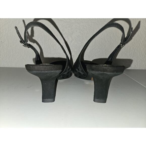 New! Sam Edelman Bianka Polka Dot Mesh Slingback Pointed Toe Black Size 7.5 $140 - Picture 7 of 11